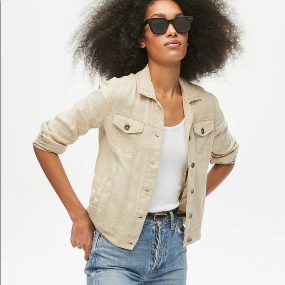 American Rag Cream Jean Jacket 